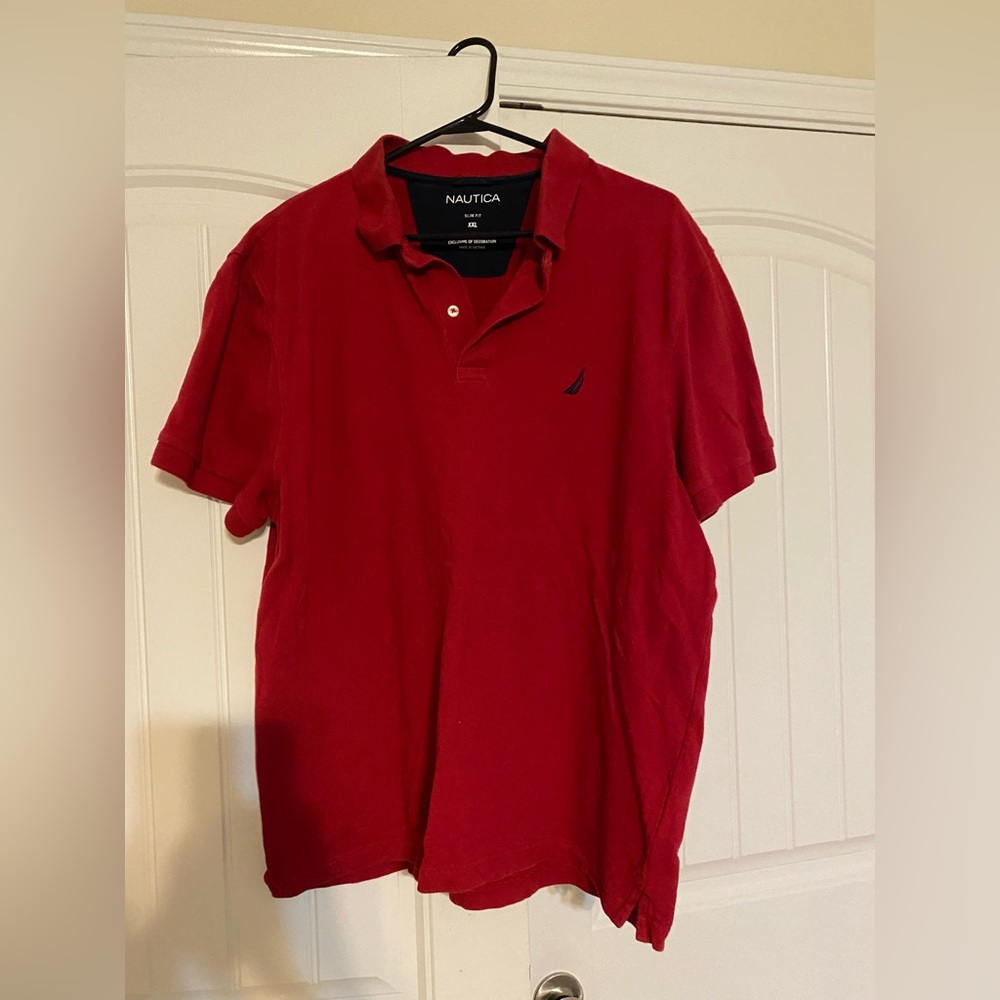 Nautica Red polo shirt  XXL